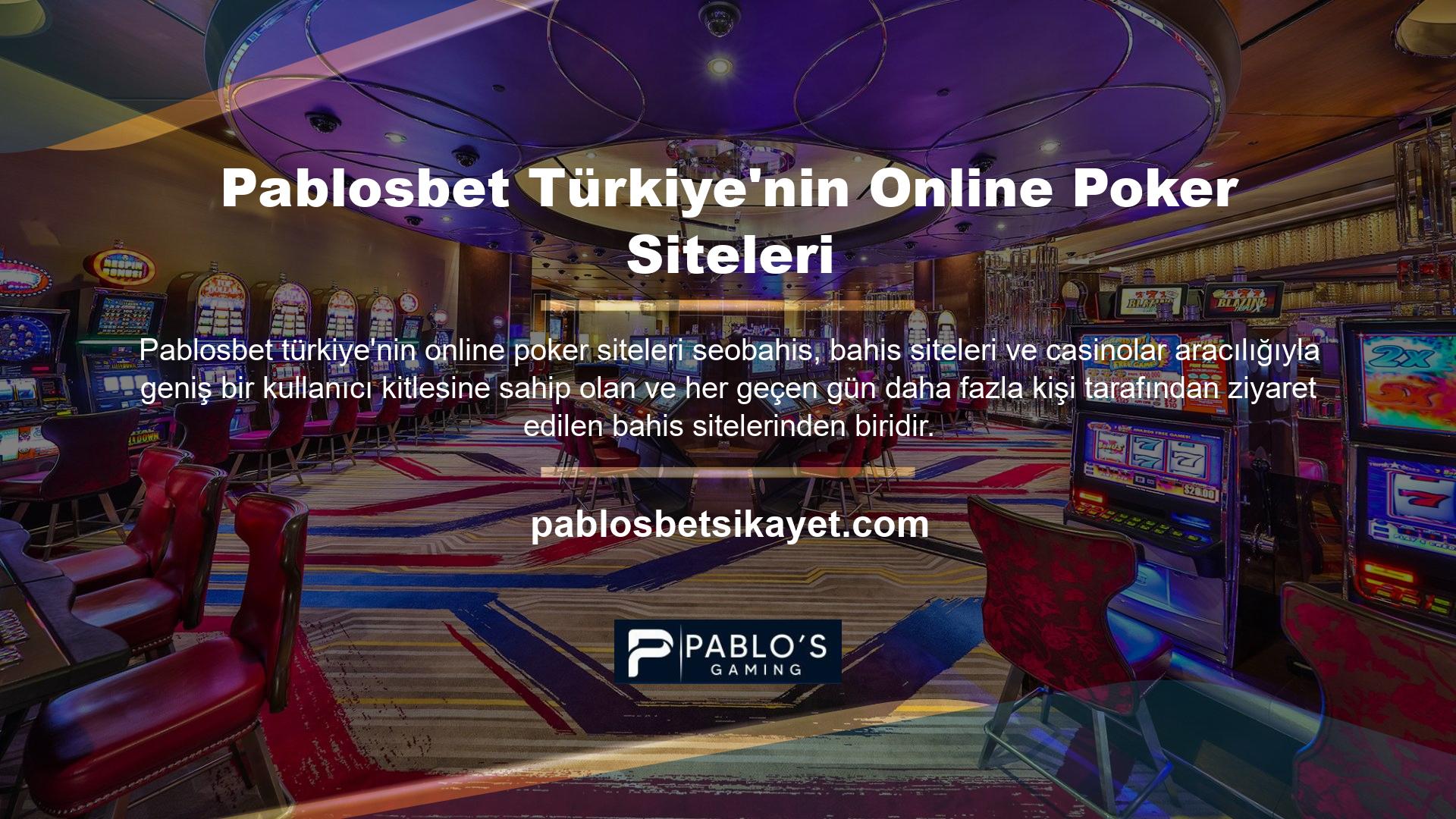 Pablosbet casino ve casino sitelerine göz atarak üyelik teklifleri oluşturabilir ve Pablosbet sunduğu fırsatlardan yararlanabilirsiniz