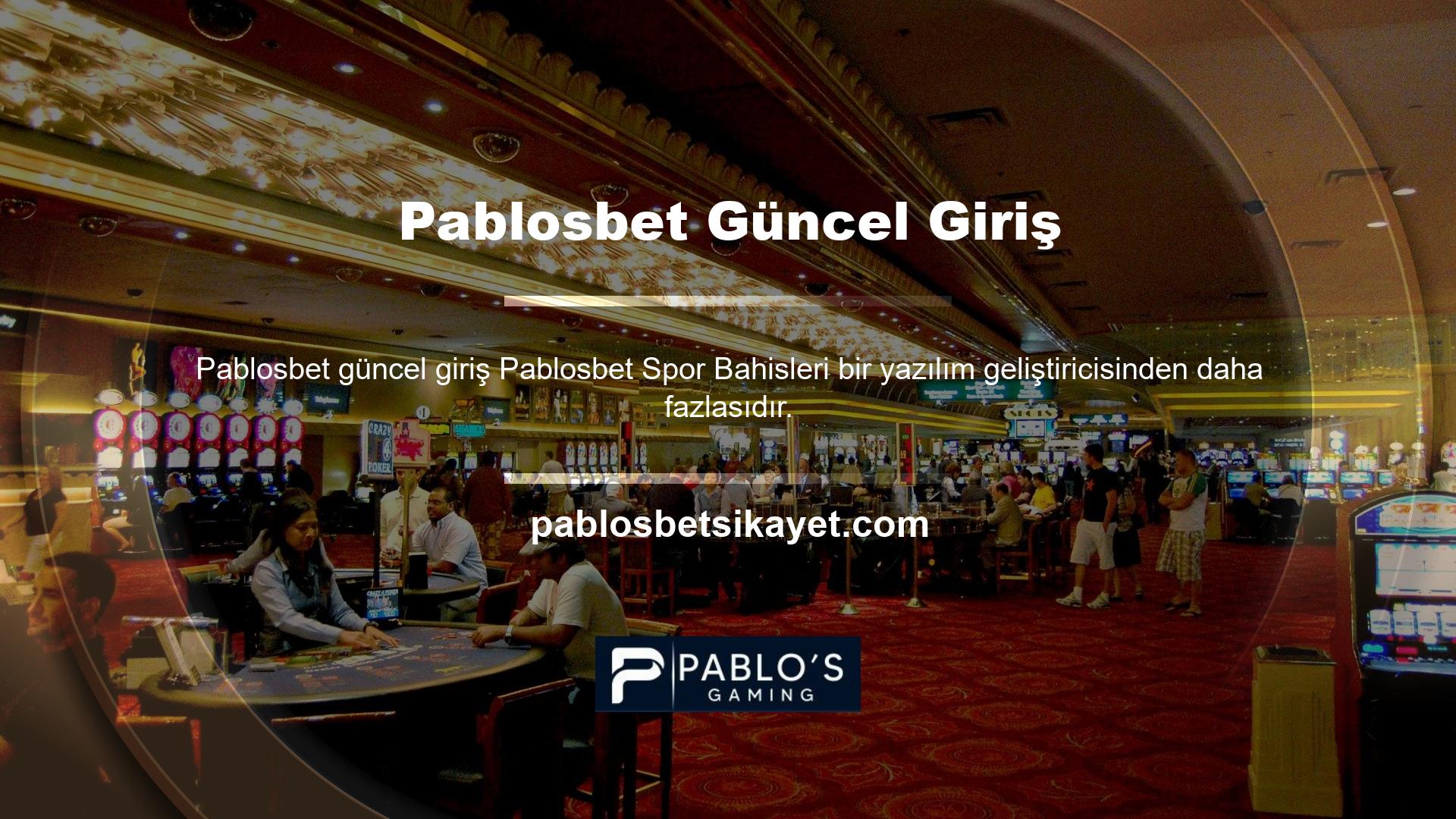 Pablosbet, rulet, bakara ve blackjack gibi detaylı bir masa oyunudur