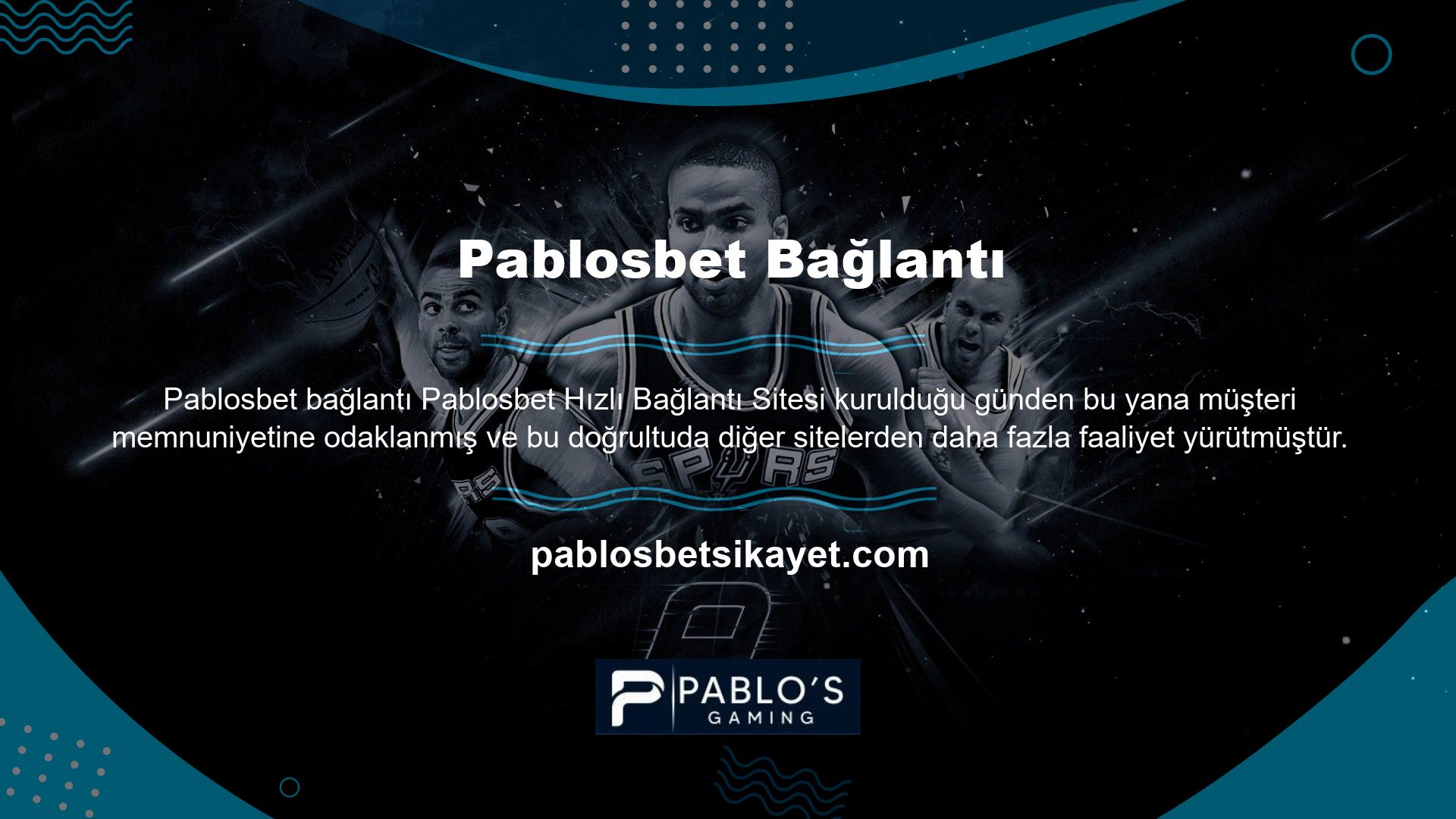 Lisans yapısı ve sözleşme sertifikası ile kullanıcılarını karşılayan site, Pablosbet TV, Casino, Canlı Casino ve daha birçok alan tarafından işletilmekte ve güvenilmektedir